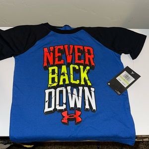 Under Armour Boys Tee NwT Never Back Down